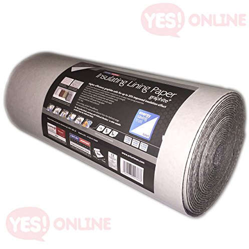Insulating Lining Wallpaper Graphite Thermal Thick Quality Durable Erfurt