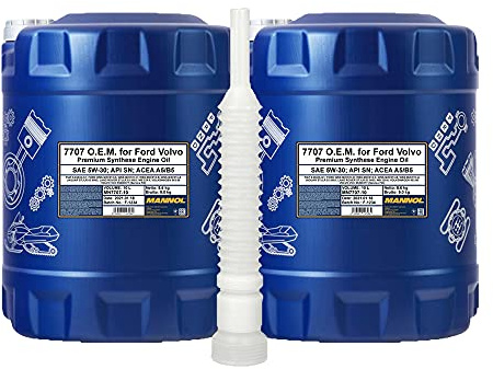 2 x 10L MANNOL 7707 5W-30 ACEA A5 B5 / MotorÖl WSS-M2C913-C