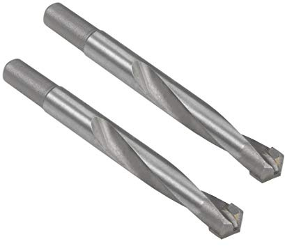 sourcing map Cemented Carbide Twist Drill Bits 12mm Metal Drill Cutter for Stainless Steel Copper Aluminum Zinc Alloy Iron 2 Pcs