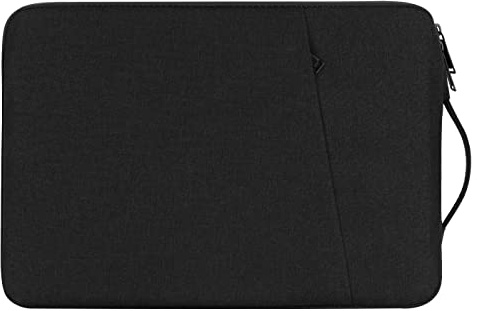 Chelory 14 Inch Laptop Sleeve for 13 Inch MacBook Air 14 Inch MacBook Pro 2019-2026, 13 13.3 Inch Notebook Bag Ultrabook Computer Chromebook Tablet iPad Shockproof Carrying Case with Handle, Black | 2019-2024
