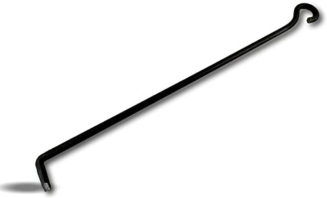 Tisonnier modèle acier forgé 66 cm | Accessoire pour entretien poêle à bois barbecue chaudière cheminée feu | Pour braises bûches charbon de bois briquette | Attiser soulever raviver | Kibros CHTISO66