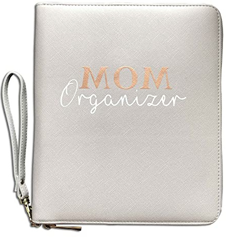 Mutterpasshülle MOM Organizer für Mutterpass und U-Heft Hülle (MOM Organizer grau)