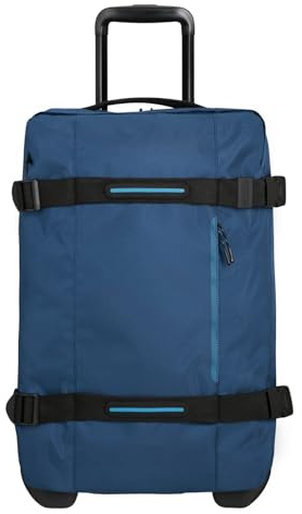 American Tourister Urban Track, Borsa da viaggio con 2 rotelle, 55 cm, 55 L, Blu (Combat Navy)
