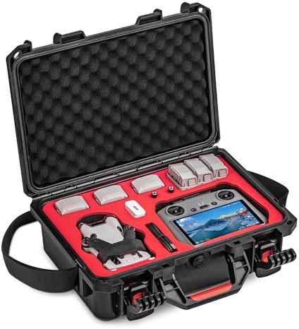 STARTRC Mini 4 pro Koffer wasserdichte Hardshell Aufbewahrungs Tasche für DJI Mini 4 pro/Mini3/3 Pro RC Zubehör (RC/N1/N2)
