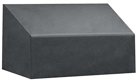 Kaufpirat Premium Abdeckplane Gartenbank B 163 x T 66 x HV 63 x HH 89 cm Gartenmöbel Gartentisch Hülle Abdeckung Haube Schutzhülle Abdeckhaube 900 D 6.000 mm Wasserbeständigkeit Anthrazit