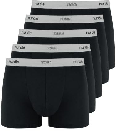 Nur Die 5er Pack Boxer GOTS Organic Cotton enge Boxershorts aus Bio-Baumwolle Unterhosen Herren