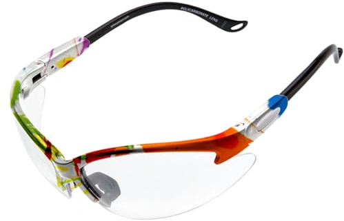 Spits Eyewear Cougar Bifocal Safety Glasses (Magnifier: 1.75, Frame Color: Splash Paint)