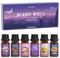 SALKING Juego de Aceites Esenciales para Dormir - Aceites Puros y Naturales para Humidificadores y Difusores - Lavanda, Vetiver, Sándalo, Valeriana, Helicriso, Benjuí