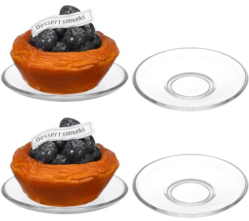 4 Stück Untertassen Teller Dekorative Snackschalen Untertassen Teetassen Kekse Obst Desserts
