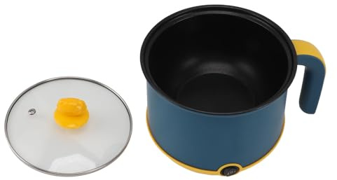 Mini Cuiseur électrique, Résistant aux Hautes Températures, Facile à Nettoyer, Antiadhésif, Marmite électrique de 1,8 L, pour Steak et Pâtes (Prise UE 220V)