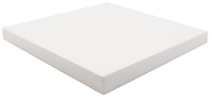 FESTA WOW Basi quadrate in polistirolo Ideali per Realizzare Torte a Piani, Base Quadrata per Torta, Dischi per Cake Design in polistirolo per Party e Eventi (H 10 Cm, 50 x 50 Cm)