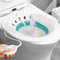 Baño de asiento para el inodoro con acondicionador Bidé Inserto para inodoro Bañera de asiento plegable para hemorroides Cuidado del puerperio para mujeres embarazadas y ancianos