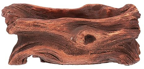 INOOMP Pot De Fleurs Étanche Ciment Souche Créative Pot De Plantes Succulentes pour Maison Et Balcon Jaune