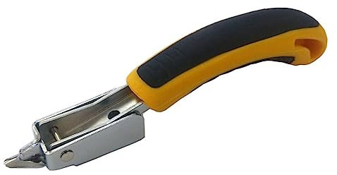 Elektrotacker, 3 In 1 Hefter Nagelpistole Tacker Nagler Polster Fix Möbel Werkzeug Holzrahmen Hefter Edelstahl Handwerkzeug 600 Stücke Nagel für Holz, Folie, Stoff, Möbel(Staple remover)