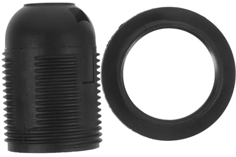 Lurrose Portalampada Attacco Filettato in Pe Base Per Lampada Versatile Per Illuminazione Fai Da Te Adatto Lampade Sospensione Tavolo