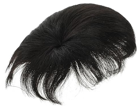 LIFKOME Haaransatz Toupet Für Herren Schwarz Haarverlängerung Haarverlängerung Ersatz Für Männerdaily Use Party Cosplay
