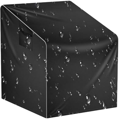 Générique Housses De Protection pour Meubles De Jardin | Housses de Chaise en Tissu Oxford Imperméable,Housse Ajustable pour Siège Profond avec Stabilité Améliorée pour Balcon, Terrasse et Pelouse