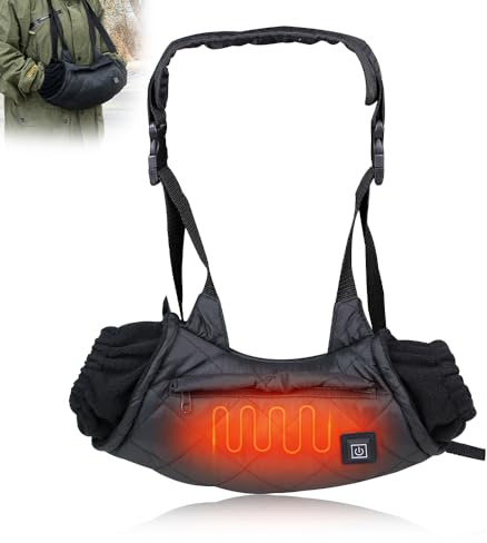 XPJBKC Handwärmer Beheizbare, Tragbare Beheizbarer Handmuff, Hand Warmers mit 3 Temperaturstufen, Hand Warmers, Elektrisch Beheizte Handschuhe, für Outdoor Golf Wandern Angeln Camping