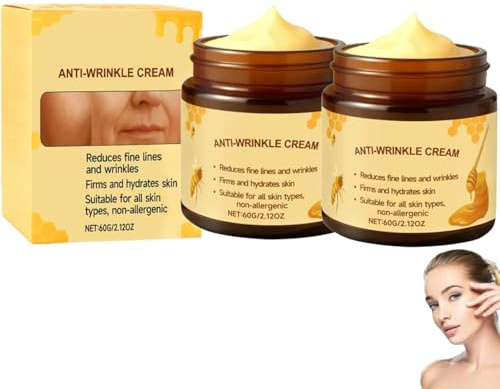 Anti Rides Puissant Immediat Femme, Creme Lifting Immediat Visage, Instant Eyebag Tightener, Rejuvenating Eye Lifting Cream, Wrinkle Power, Créme Hydratante Visage (2)