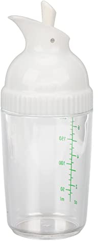 RASTKY Botella Agitadora de Aderezo para Ensaladas de 200ml con Tapa, Tarro para Aderezo para Ensaladas con Fugas, Botellas de Cocina Multiusos (WHITE)