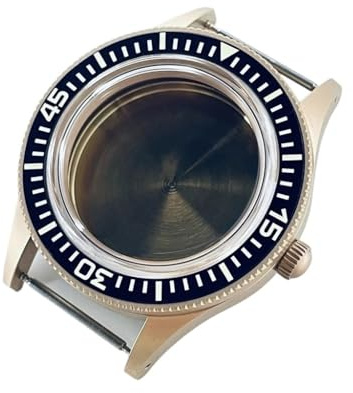 NLNKDTDPAK 40 mm retro kupolformad passform for NH35 NH36 NH34 ETA2824 PT5000 klockfodral med safirkristall lysande keramikram(B2 Black Bezel,ETA2824 PT5000)