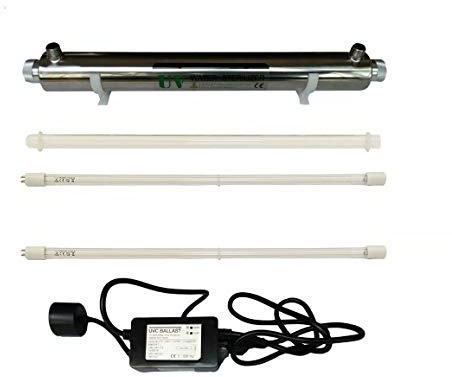 Realgoal 25W UV Wasserreiniger 6 GPM UV Wasserfilter, zusatzliche 1 Lampe hinzufugen