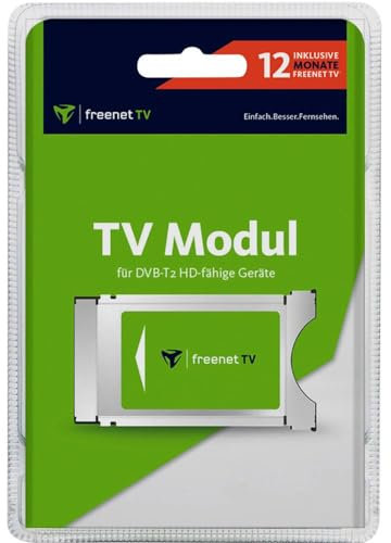 freenet TV CI+ Modul inkl. 12 Monate freenet TV Guthaben für Antenne DVB-T2 HD , 1er Pack