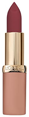 L'Oréal Paris Color Riche Ultra Matte Free the Nudes 06 No Hesitation, farbintensiver Lippenstift im zarten Nude-Ton, ultra-mattes Finish