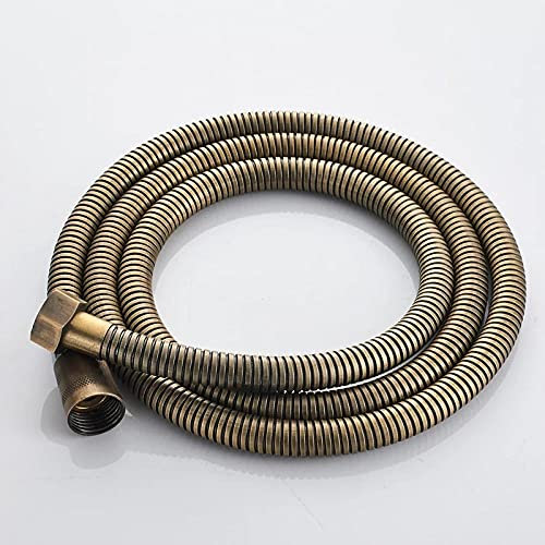 Tappeti Design Duschschlauch für handgehaltene Duschköpfe 59 Zoll Edelstahl Universalersatzteil für handgehaltene Duschkopfschläuche Antik-1,5 m