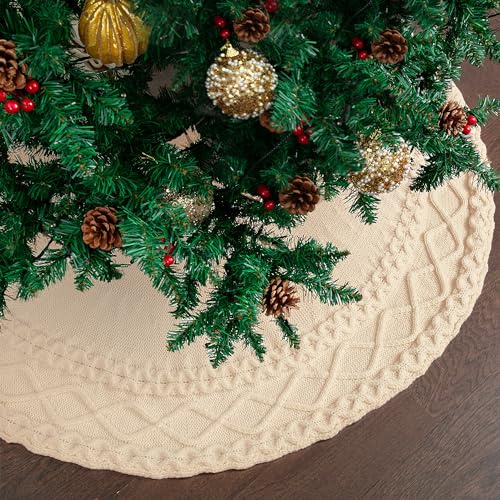 Mr. Pen - Gestrickter Weihnachtsbaumrock 121,9 cm, Weihnachtsröcke für Weihnachtsbäume, Rock für Weihnachtsbaum