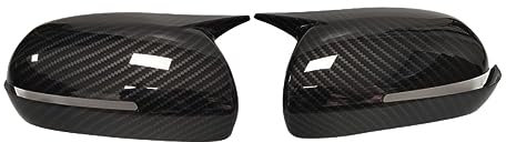 Übertragungsriemen Für KIA K3 Für Cerato Für Forte 2010-2013 2011 2012 ABS Carbon Faser Auto Körper Seite Tür Rückspiegel Abdeckung Kappe Gehäuse Aufkleber Trim Variomatik Riemen (Farbe : Carbon)
