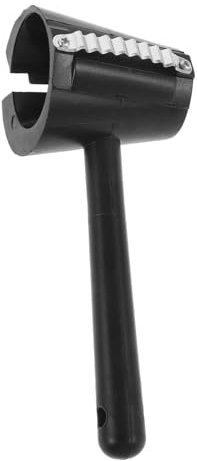 Amosfun Rizador De Verduras Multifuncional Negro Pelador y Afilador Seguro Para Zanahorias y Tubérculos Cilíndricos Herramienta De Cocina Fácil De Usar