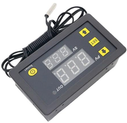 Manolyee Digital Thermatic Switches,Thermostat Sensor Switches Multipurpose Temp Controller - Temperature Control Meter Accurate Temperature Controller Switches for Home Commercial Use