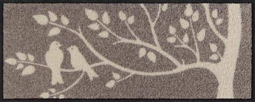 Salonloewe Minimatte Skandi Birds I Schmutzfangmatte & Fußabtreter für Innen 30 x 75 cm