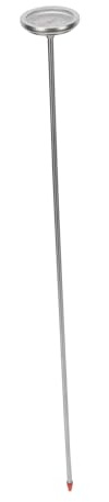 Mikikit Thermomètre à Sol en Acier Inoxydable 50 Cm pour Compostage Et Jardinage, Outil De Détection De Température Précis, Mesure Étendue 10 à 100℃, Usage Intérieur Et Extérieur