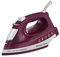 Russell Hobbs Plancha de Ropa Light & Easy Brights - 2400 W, Suela con Revestimiento de Cerámica Coloreada, Golpe Vapor 90g, Tecnología Auto Steam, Vapor Vertical, Vaporizador, Granate - 24820-56