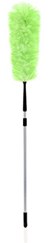Long Reach - Multi Use - Dragon Dusters Easy Reach Extending Dusting Wand Green up to 192cm reach