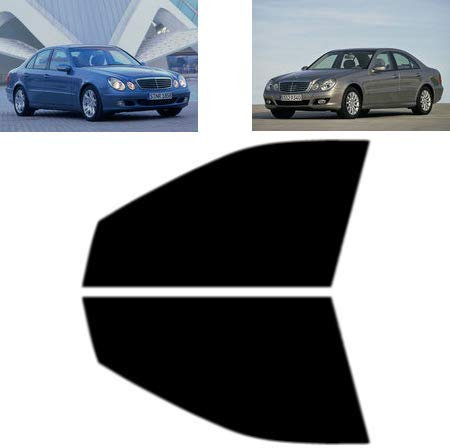 Tintcom.com Láminas Solares para Tintar Las Lunas del Coche-Mercedes E Class W211 4-Puertas Sedán 2003-2009 Ventanas Laterales Delanteras (20% Oscuro Ahumado)