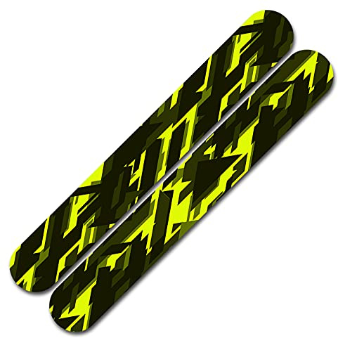 Finest Folia Pegatina protectora para cadena de bicicleta, protección de pintura R160 (13 futuros amarillo neón)