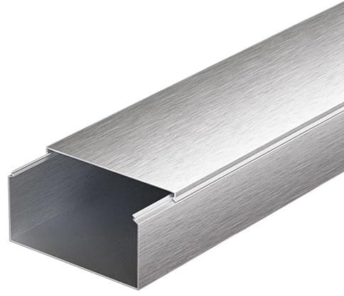 RobustWeg Canaleta para Cables Cuadrada,Canaletas para Cables eléctricos,Canaleta Cuadrada,Canals de Aluminio para Cables,Canaletas para Cables Autoadhesivas,Oculta Cables y Previene Accidentes,