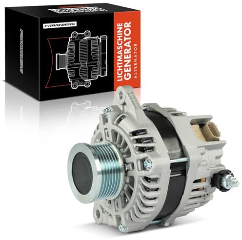 Frankberg Generatore alternatore 150A a 2 poli, compatibile con NP300 Navara D40 2.5L 2005-2024 Murano II Z51 2.5L 2010-2014 Pathfinder III R51 2.5L 2005-2013 Replace#A02TX1777 81
