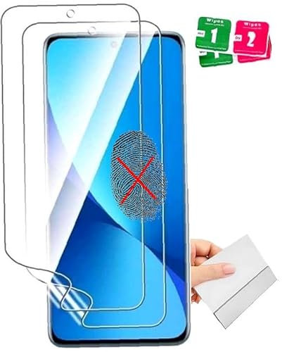 2 Film protector de pantalla transparente de hidrogel compatible con Xiaomi Mi A2Mi 6X