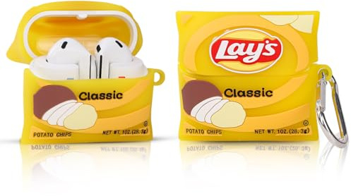 XMBYGY Fodral till Samsung Galaxy Buds 3 och för Galaxy Buds 3 Pro öronsnäckor med karbinhake, silikonladdning stötsäkert skyddande fodral med tecknad huddesign för man kvinna tonåring (YWchips)