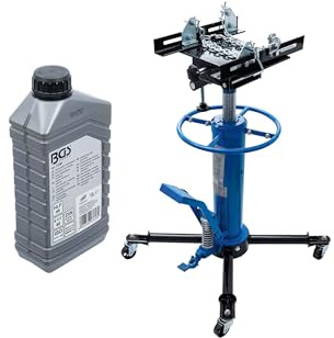 Bundle aus BGS 71036 | Hydrauliköl | mineralisch | HLP 46 | 1 l + BGS 9233 | Schwerlast-Doppelhub-Getriebeheber | 500 kg