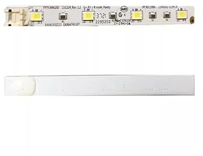 DGCYAYTE Tira De Luces LED De Repuesto For Refrigerador LG F521SN71, 12 V CC.