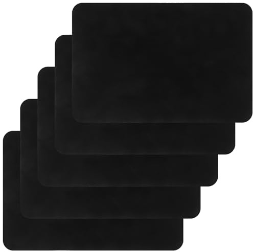 OFFIGAM 5pcs Vinyl Record Cleaning Cloth Set for Record Accessories Featuring Fiber Material and Portable Design and CD Cleaning Routine