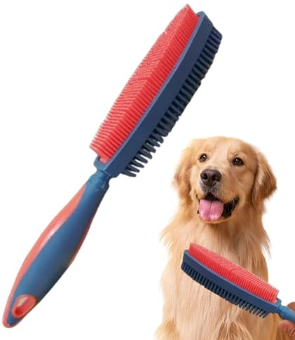 Spazzola per Cani,Strumento Doppia Faccia,Spazzola per Animali Domestici