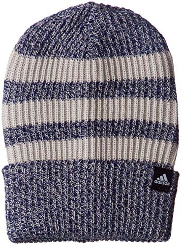 adidas Erwachsene 3 Stripes Woolie Mütze, Collegiate Navy/Grey Two/Black/White, OSFY