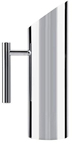 Pitcher - Delaman Caraffa per Acqua in Acciaio Inossidabile con Protezione per il Ghiaccio Bevande Fredde Home Hotel Serving Tool 1PC(1.5L)