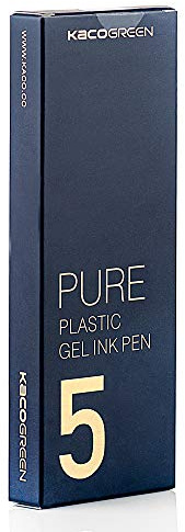 KACO Soft Touch einziehbare Gelschreiber Schriftzug-Stiftsatz 0,5 mm feine Spitze (Retro Farben 5er Pack farbige Tinte)